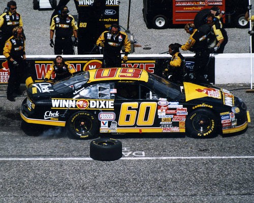 Mark martin pits - mark, roush